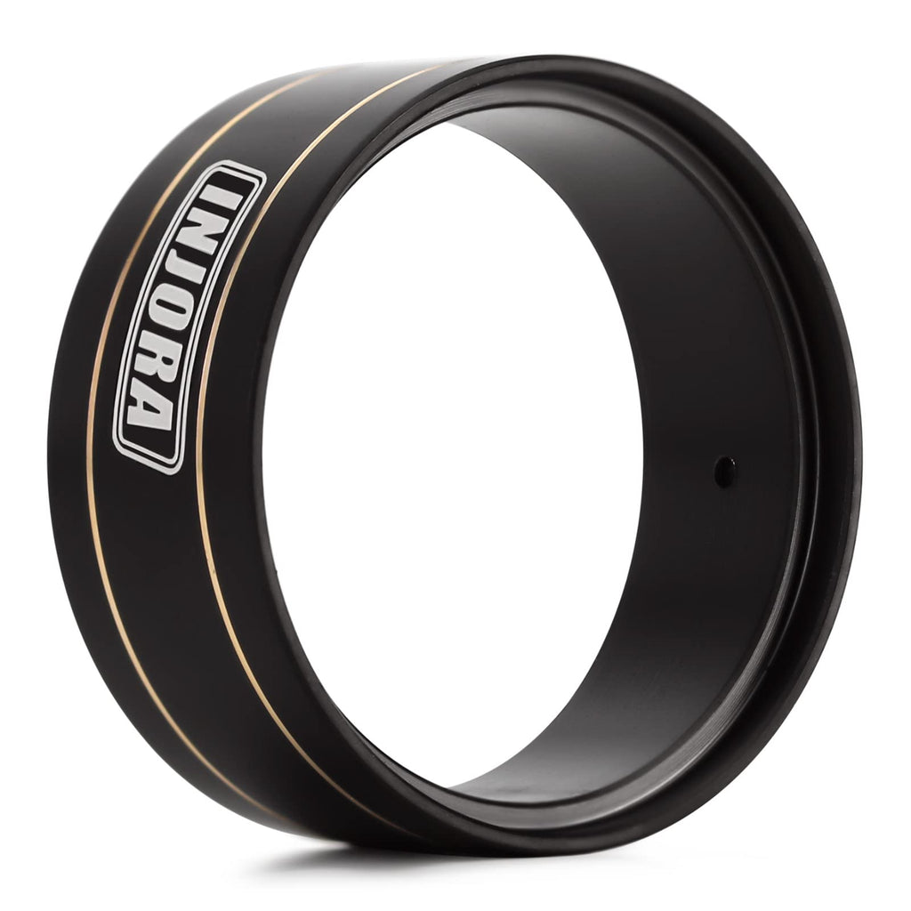 INJORA Brass Internal Beadlock Ring (Black Coating) for 1/24 RC Crawlers – AX24 & SCX24 Upgrade