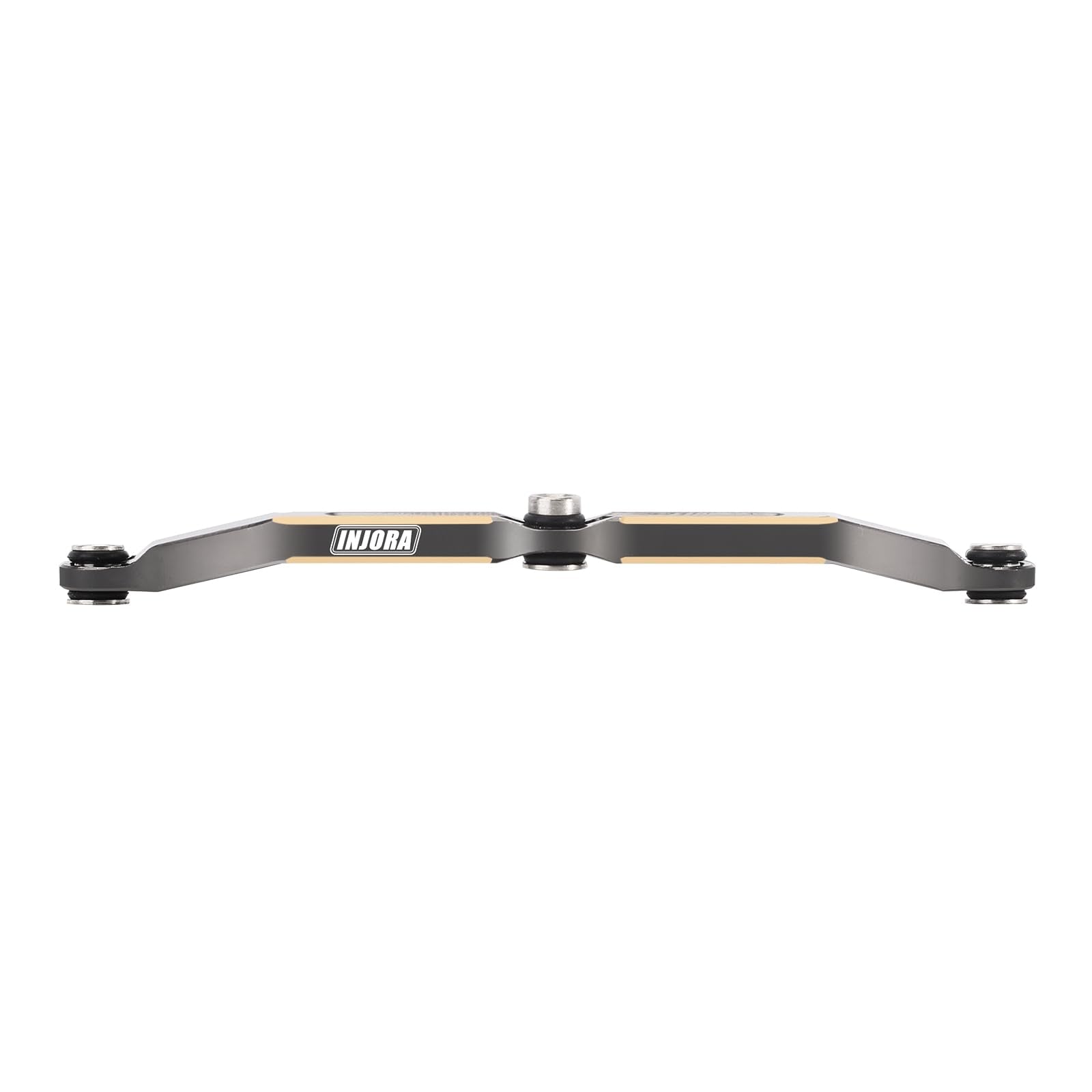 INJORA Brass Steering Link for TRX4M - Grey, 12g, High Clearance Upgrade for 1/18 RC Crawler