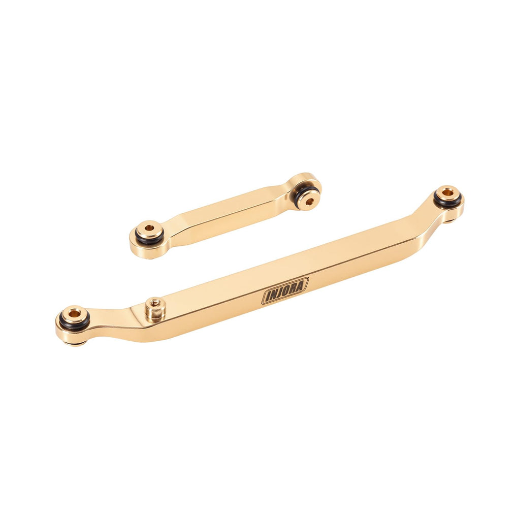 INJORA Brass Steering Links 14g for SCX24 1/24 RC Crawler – CNC Machined Upgrade
