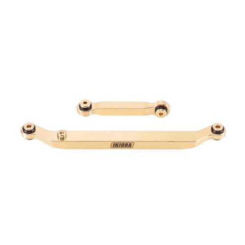 INJORA Brass Steering Links 14g for SCX24 1/24 RC Crawler – CNC Machined Upgrade
