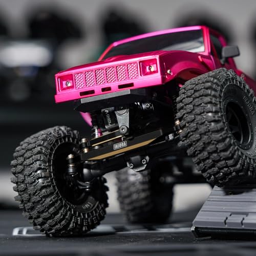 INJORA Brass Steering Links (Black, 14g) – Upgrade for SCX24 1/24 RC Crawler