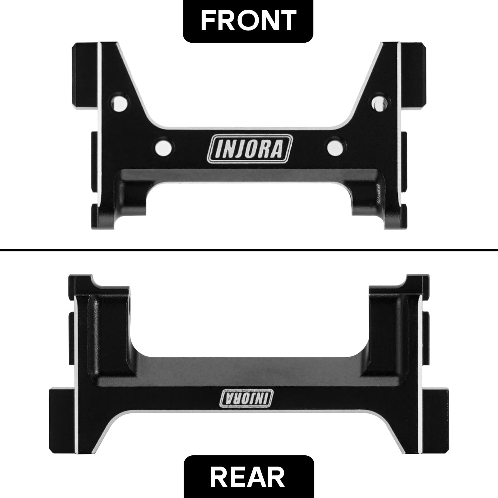 INJORA CNC Aluminum Bumper Mount for TRX4M Defender & Bronco 1/18 RC Crawler Upgrade