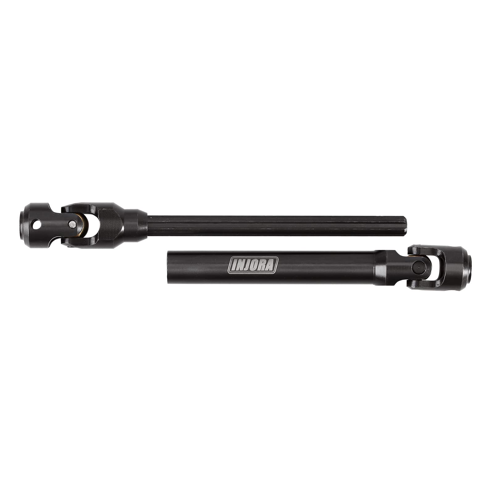 INJORA Heavy-Duty Steel Drive Shaft for 1/10 RC Crawlers – SCX10, TRX4, Redcat Gen8 (119-159mm)