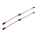 INJORA Magnetic Snap-on JR Extension Cable 2PCS 34.5cm for RC Models