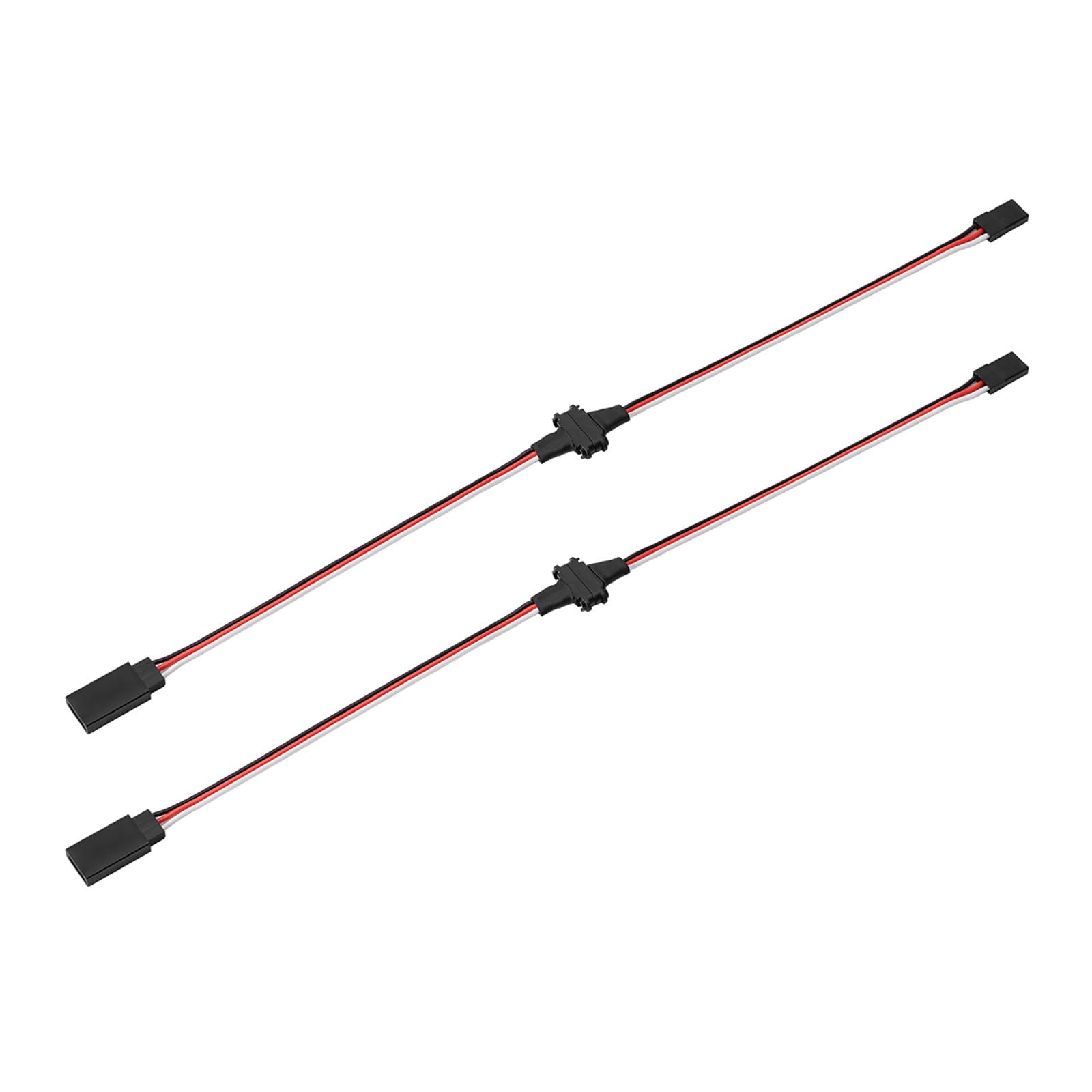 INJORA Magnetic Snap-on JR Extension Cable 2PCS 34.5cm for RC Models