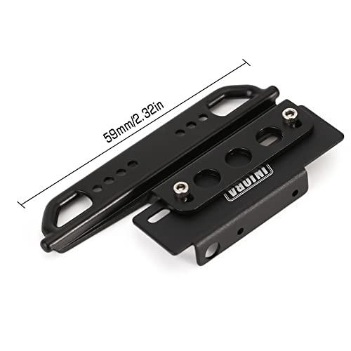 INJORA Metal Rock Sliders for Axial SCX24 Jeep, Deadbolt, Bronco, 4Runner – Upgrade Protection (No Pattern)