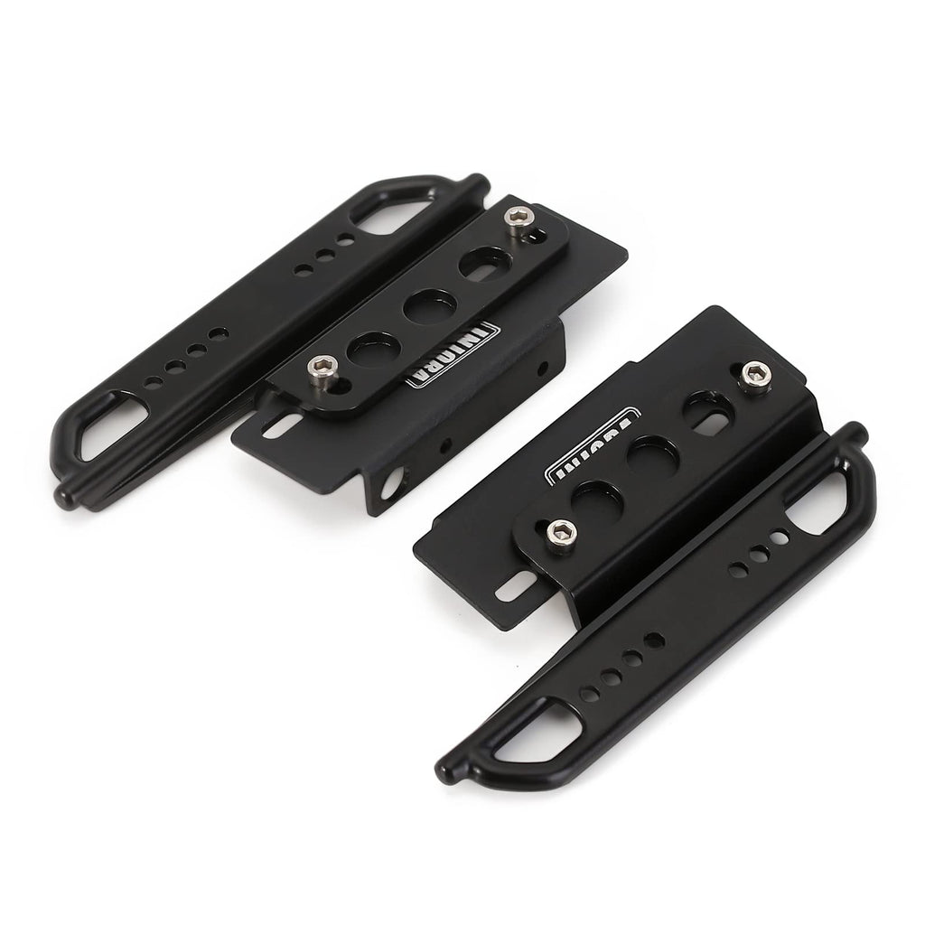 INJORA Metal Rock Sliders for Axial SCX24 Jeep, Deadbolt, Bronco, 4Runner – Upgrade Protection (No Pattern)