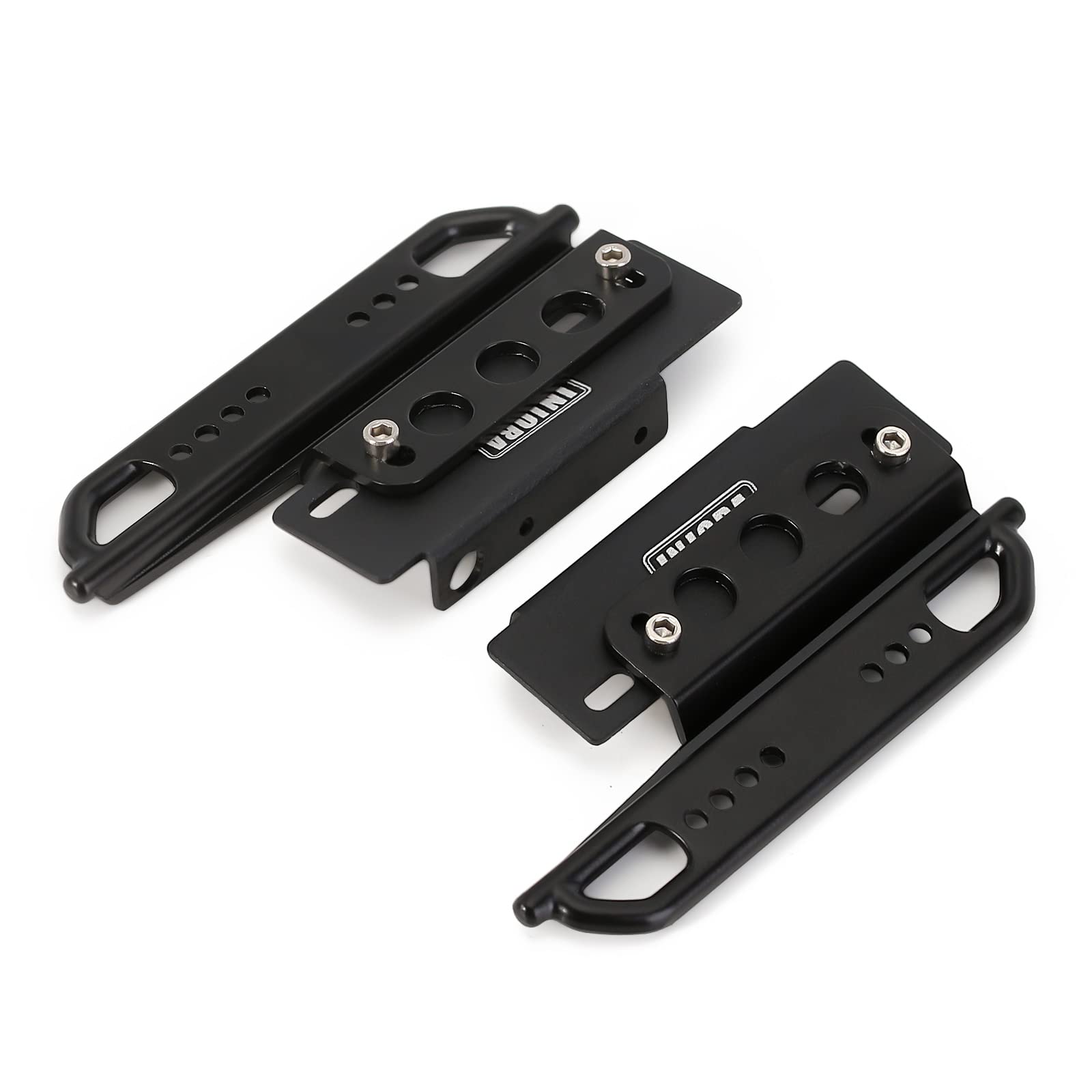 INJORA Metal Rock Sliders for Axial SCX24 Jeep, Deadbolt, Bronco, 4Runner – Upgrade Protection (No Pattern)