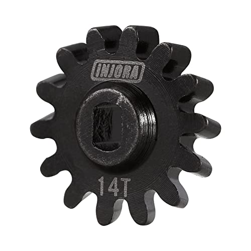 INJORA Overdrive Differential Gears 14T Steel Worm Gear Set for Axial SCX24