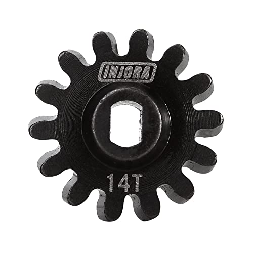 INJORA Overdrive Differential Gears 14T Steel Worm Gear Set for Axial SCX24