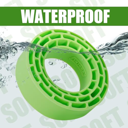 INJORA Silicone Rubber Tire Inserts 4-Pack Green for 68-72mm x 24-27mm 1.3" RC Tires