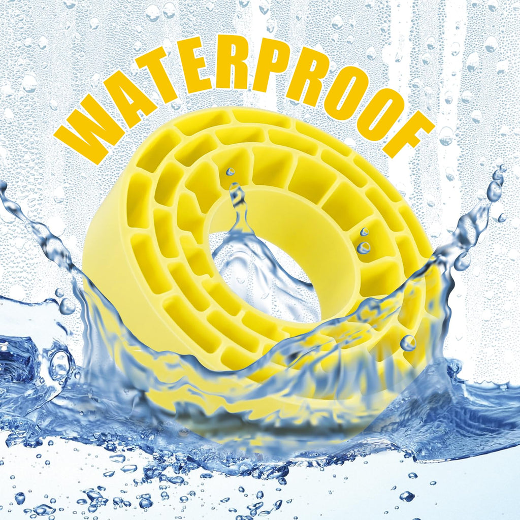 INJORA Silicone Rubber Tire Inserts for 62-64mm x 22-24mm 1.0" Crawler Tires (Yellow)