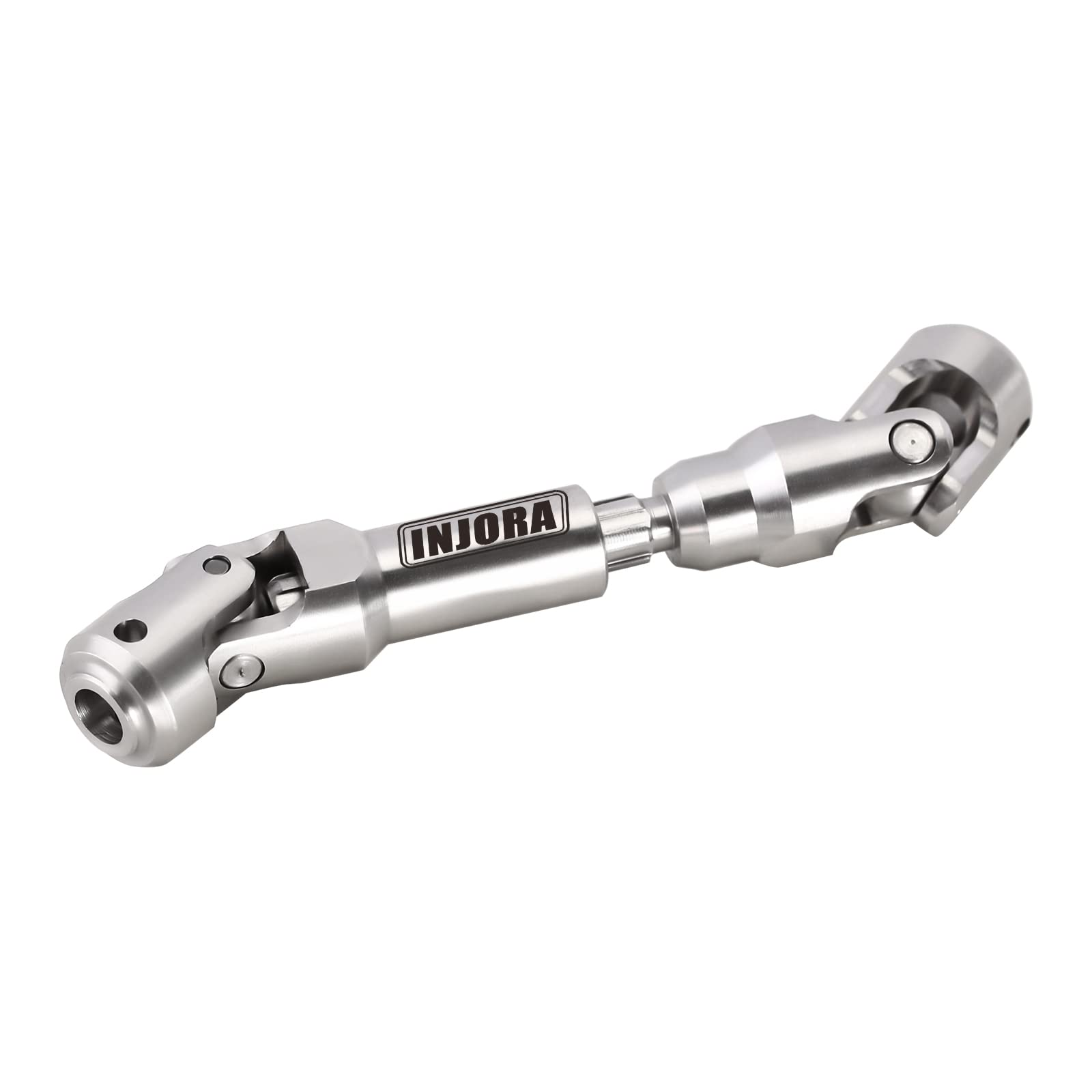 INJORA Stainless Steel Drive Shaft for 1/10 RC Crawlers – SCX10, TRX4, Redcat Gen8 (84-102mm Adjustable)