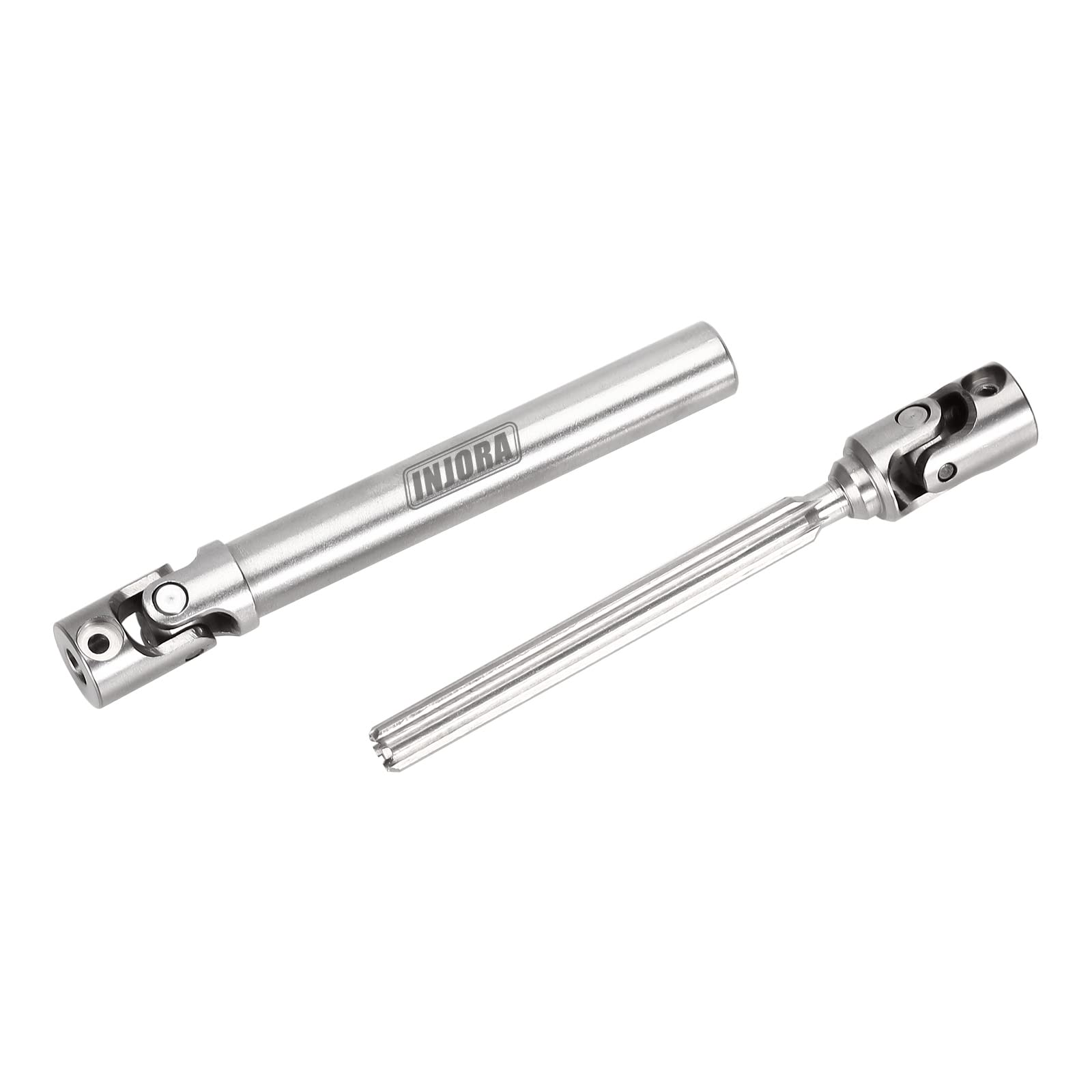 INJORA Stainless Steel Drive Shafts for Axial SCX24 Gladiator Dodge Power Wagon (2-Pack)