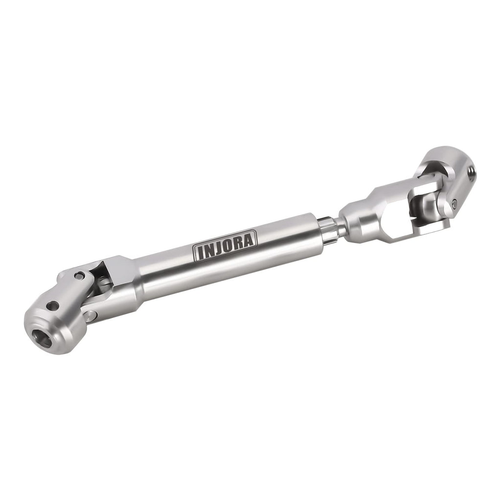 INJORA Stainless Steel Heavy-Duty Drive Shaft for 1/10 RC Crawlers (104-139mm)