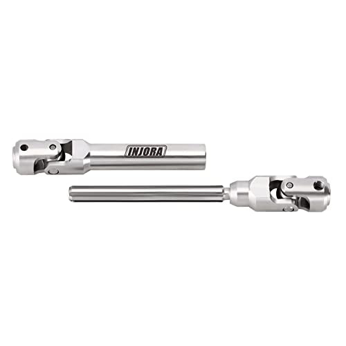 INJORA Stainless Steel Heavy-Duty Drive Shaft for 1/10 RC Crawlers (104-139mm)