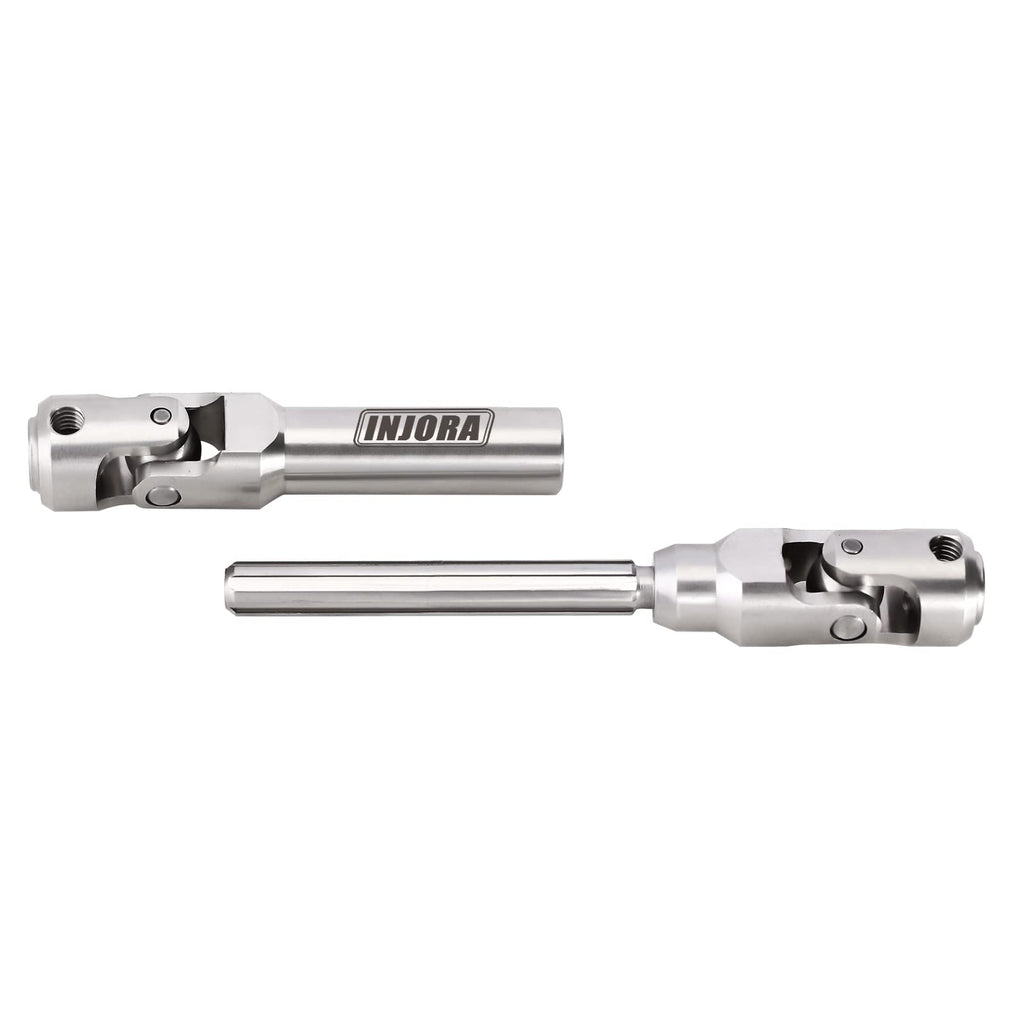 INJORA Stainless Steel Heavy-Duty Drive Shaft for Axial SCX10 TRX4 Redcat Gen8 (94-119mm)