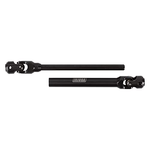 INJORA Steel Heavy-Duty Drive Shaft for 1/10 RC Crawler (129-179mm) - Fits SCX10, TRX4, Redcat Gen8