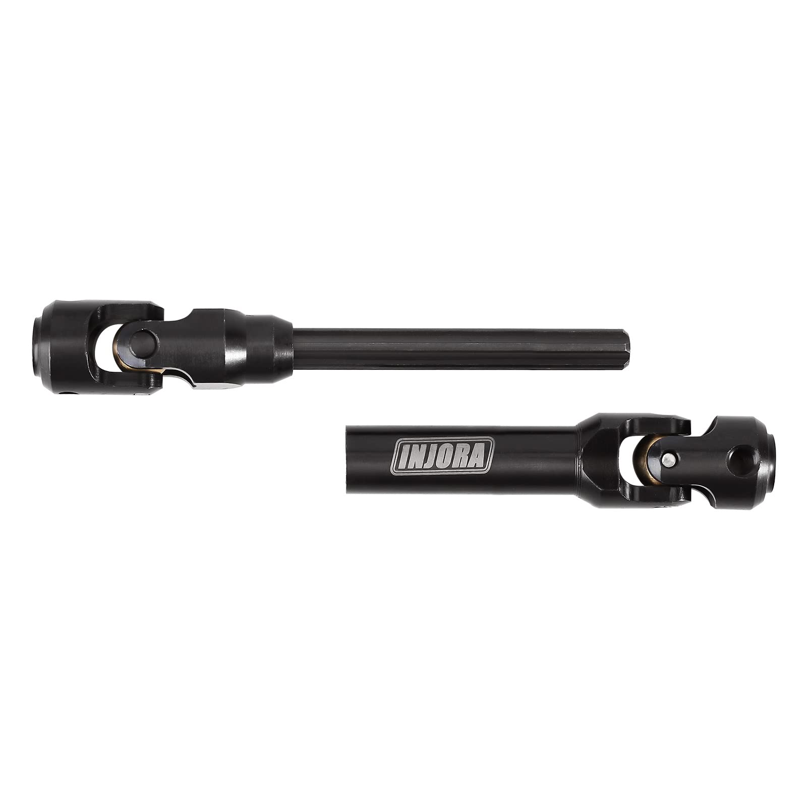INJORA Steel Heavy-Duty Drive Shaft for 1/10 RC Crawlers (94-119mm) – Fits SCX10, TRX4, Redcat Gen8