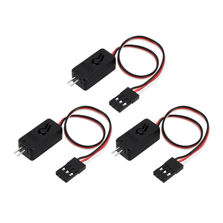 INJORA Universal Light Controller for 1/24 1/18 1/10 RC Cars – 3 Lighting Modes