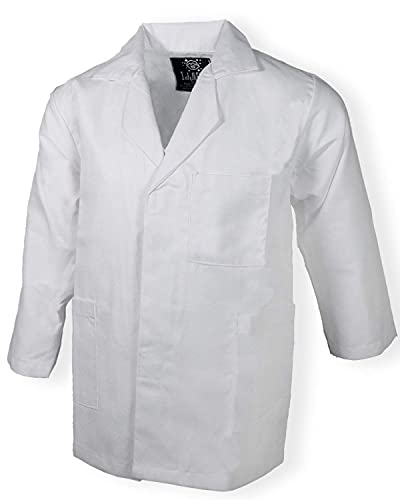 IntelliFun Kids Lab Coat – Cotton Science Dress-Up for Ages 2-10 (Small 2-3 Years)