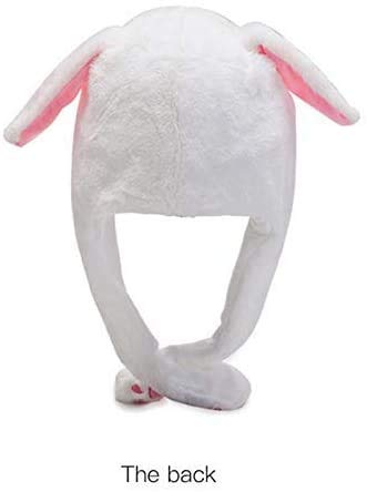 Interactive Moving Ear Bunny Hat with Wiggle Ears – Plush Headband for Halloween, Easter, and Costume Fun