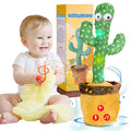 Interactive Talking Cactus Toy with 120 Songs, Recording & LED Lights - Plush Dancing Toy for Toddlers, Boys, Girls