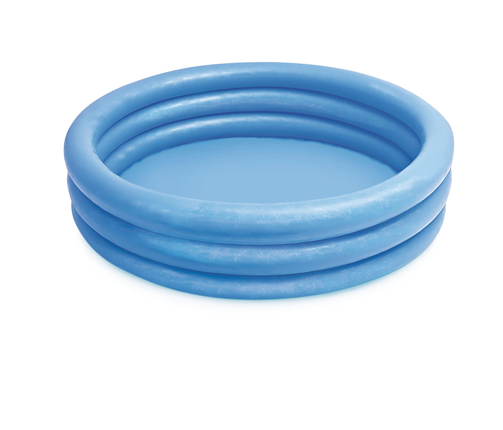 Intex Crystal Blue Inflatable Kiddie Pool – 45-Inch Round Pool for Toddlers