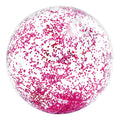 Intex Glitter-Filled Inflatable Beach Ball – 51 cm Diameter – Pink or Gold
