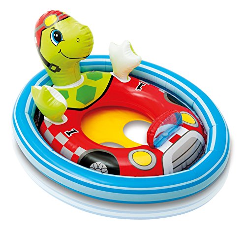 Intex Inflatable See Me Sit Pool Rider for Toddlers (Animal Design Varies)
