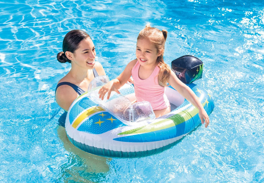 Intex Pool Cruiser Set of 3 Inflatable Pool Floats – Fish, Race Car, Plane