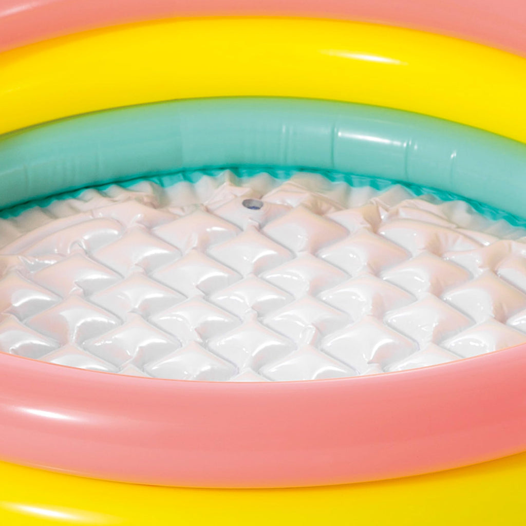 Intex Sunset Glow Baby Pool – Inflatable Round Kiddie Pool, 22 Gallon, for Ages 2 to 7