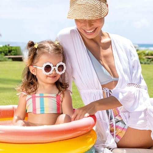 Intex Sunset Glow Baby Pool – Inflatable Round Kiddie Pool, 22 Gallon, for Ages 2 to 7