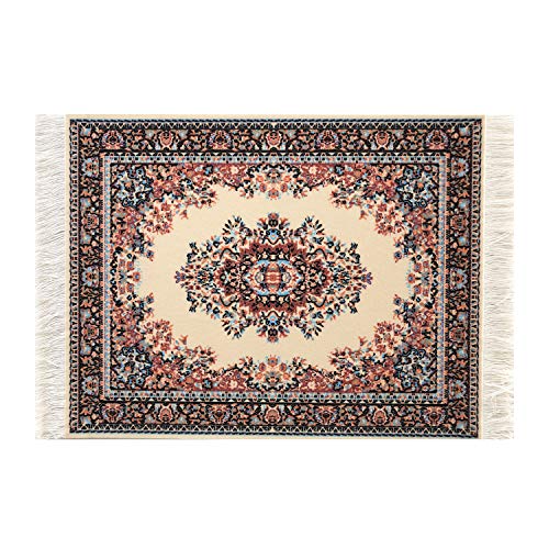Inusitus 2-Pack Miniature Dollhouse Rugs – 10x7 Inch Oriental Style Carpets for 1:6, 1:12, 1:24 Scales
