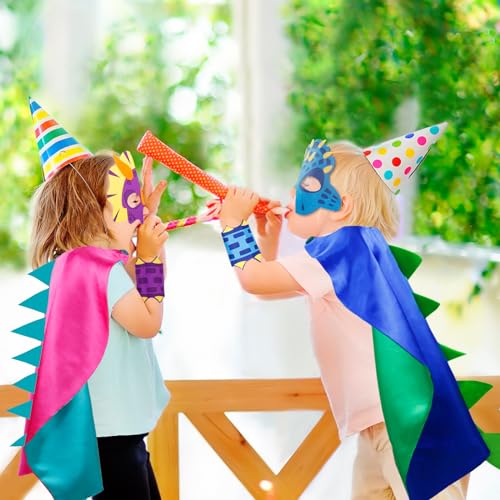 iROLEWIN Unisex Dinosaur Costume Cape and Mask Set for Kids - Dragon Dress-Up Toy for Christmas Birthday Gifts