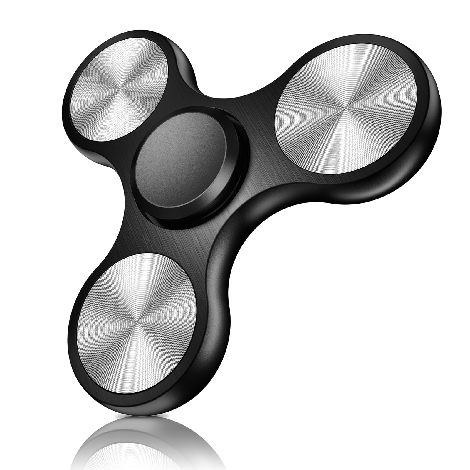 Isapral Metal Fidget Spinner – Stainless Steel Bearing, 4-8 Min Spins, Stress & Anxiety Relief for Kids and Adults