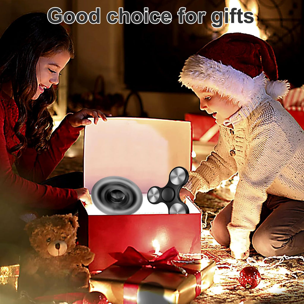 Isapral Metal Fidget Spinner – Stainless Steel Bearing, 4-8 Min Spins, Stress & Anxiety Relief for Kids and Adults