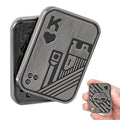 ITOKEY Poker Fidget Slider – Metal Magnetic Stress Relief Toy for Adults, Office Desk Gadget