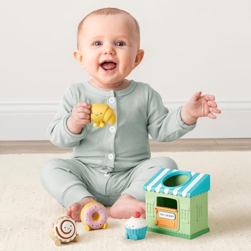 Itzy Ritzy Put & Take Activity Toy (Bakery) – Soft Squeezable Pieces for Infants & Toddlers