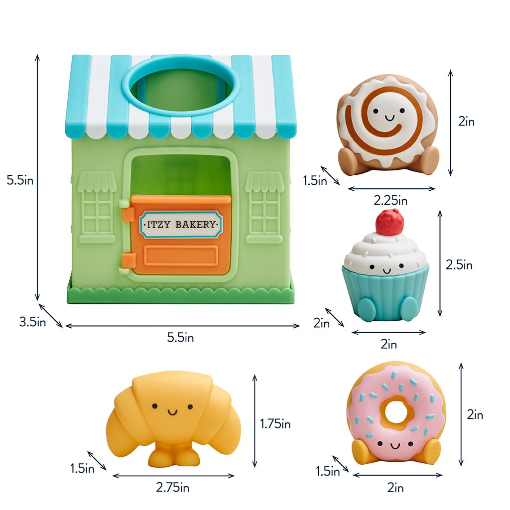 Itzy Ritzy Put & Take Activity Toy (Bakery) – Soft Squeezable Pieces for Infants & Toddlers