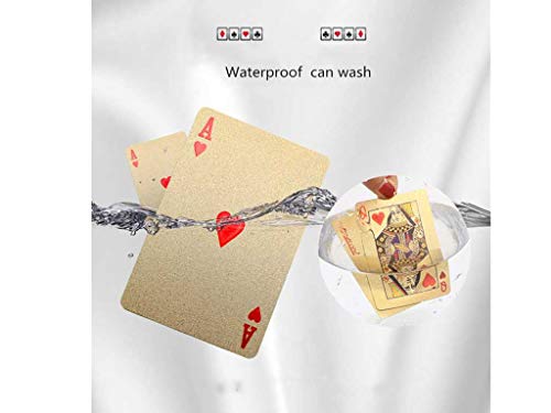 Ivymei 2 Pack Silver Foil Dragon Playing Cards – Waterproof PVC Poker Deck with High Flexibility