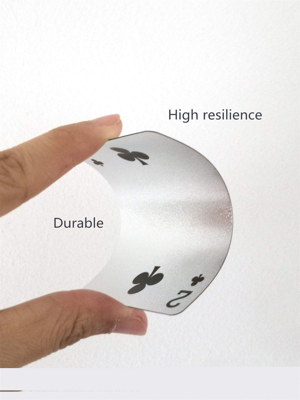 Ivymei 2 Pack Silver Foil Dragon Playing Cards – Waterproof PVC Poker Deck with High Flexibility