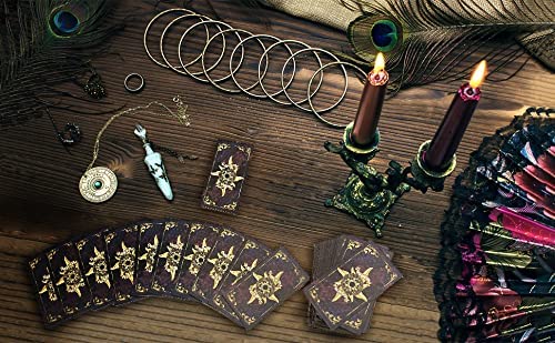 IXIGER Tarot Cards 78 Deck with Guide Book and Gift Bag for Beginners & Experts