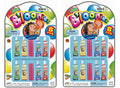 JA-RU B'loonies Plastic Balloon Variety 8 – 2 Packs with 16 Tubes, Straws & Sticker
