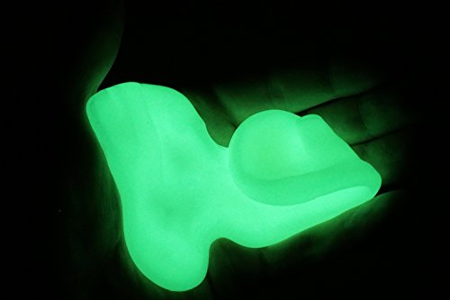 JA-RU Flarp Glow in the Dark Scented Noise Putty (3 Units) with Bouncy Ball, Neon Colors, Stress Relief Toy for Kids & Adults