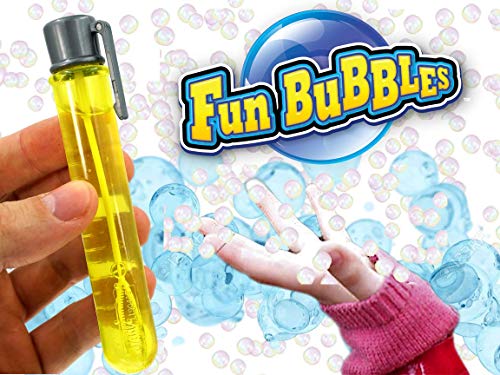 JA-RU Grab a Bubble Mini Bubble Wands 6-Pack - Touchable Bubbles Party Favors