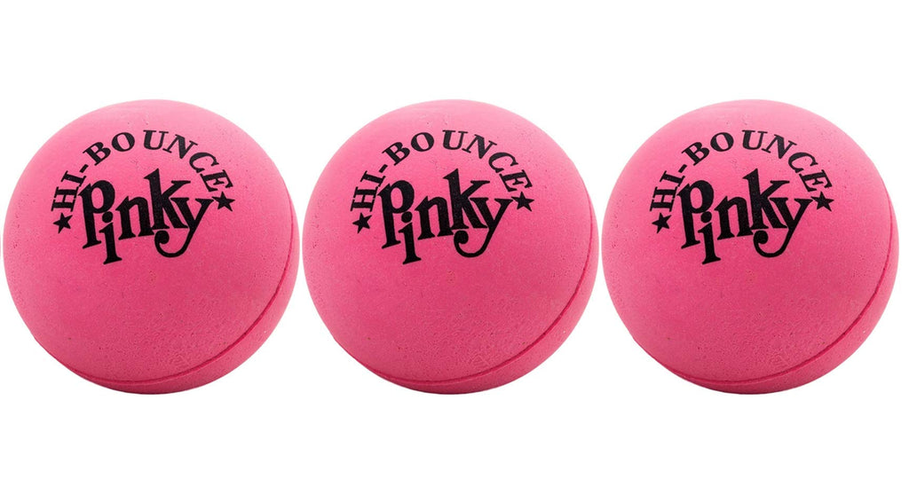 JA-RU Hi-Bounce Pinky Balls (3-Pack) – Super Bouncy Rubber Balls for Kids, Stress Relief, and Party Favors