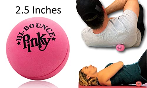 JA-RU Hi-Bounce Pinky Balls (3-Pack) – Super Bouncy Rubber Balls for Kids, Stress Relief, and Party Favors