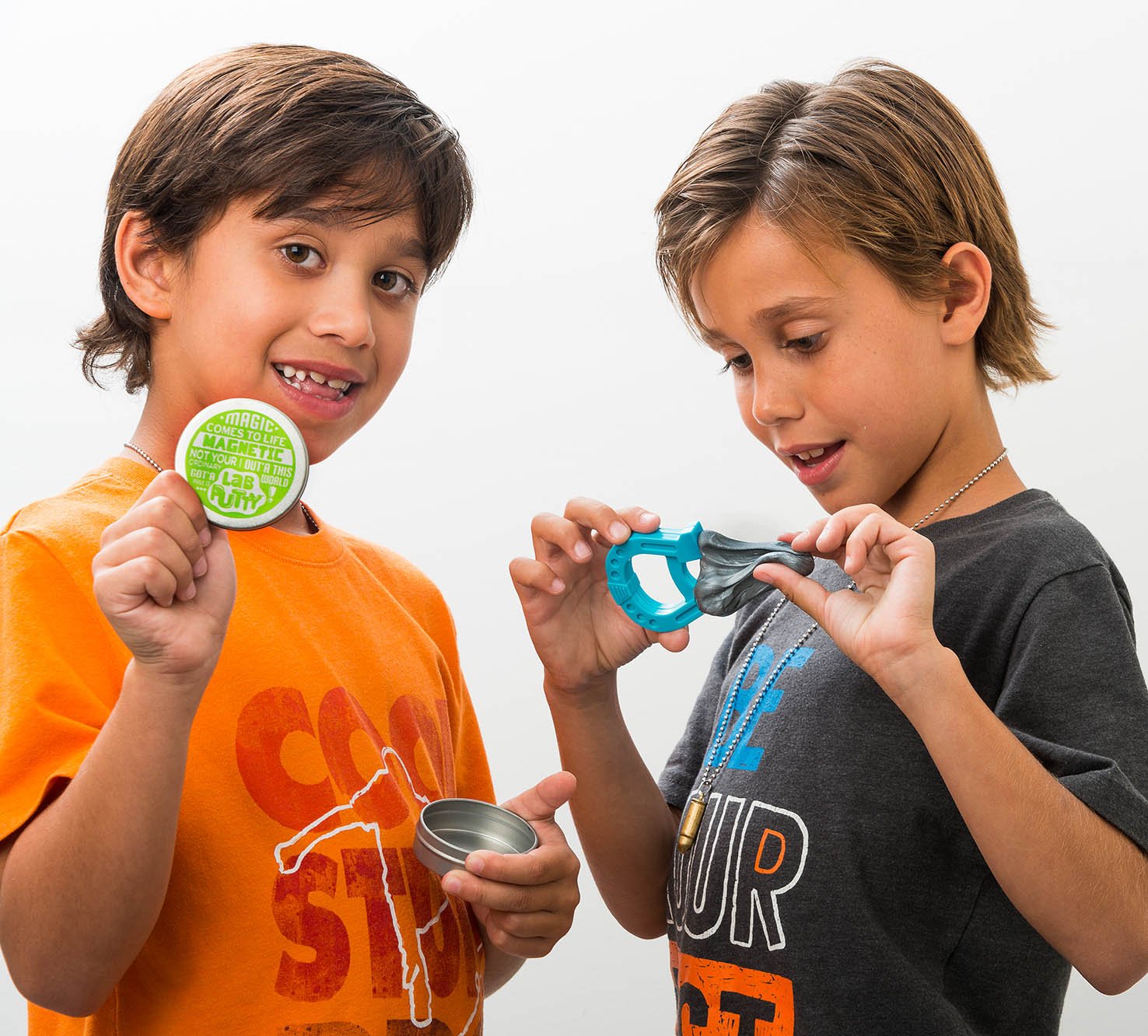 JA-RU Lab Putty Magnetic Slime - Non-Sticky Putty with Magnet and Tin, Sensory Fidget Toy for Kids Ages 8+
