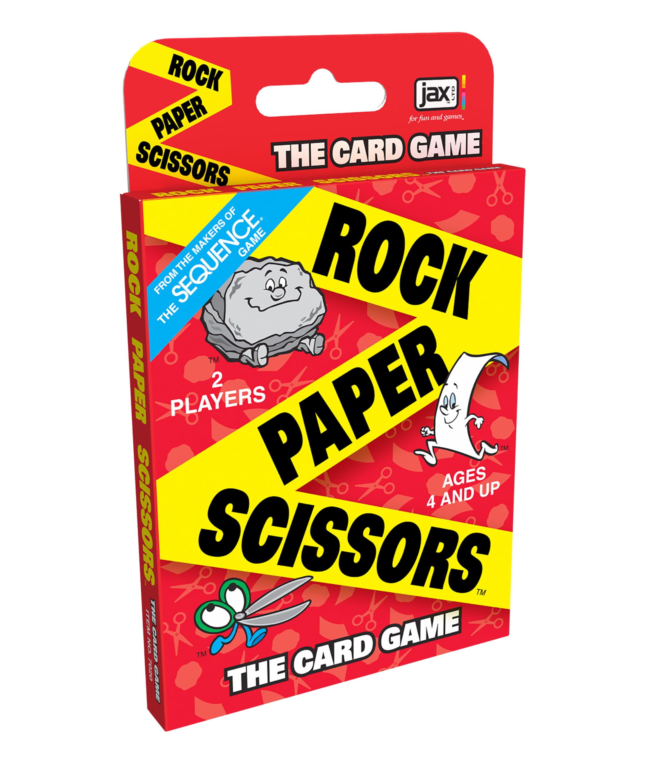 JAX Rock Paper Scissors Card Game (Bilingual) – Fast Card Version of the Classic, Ages 4+